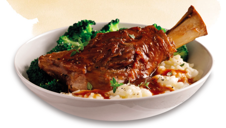 JARRETS D’AGNEAU BRAISÉS