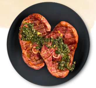 TRANCHES DE GIGOT À L’HUILE DE CITRON ET GREMOLATA ASIATIQUE